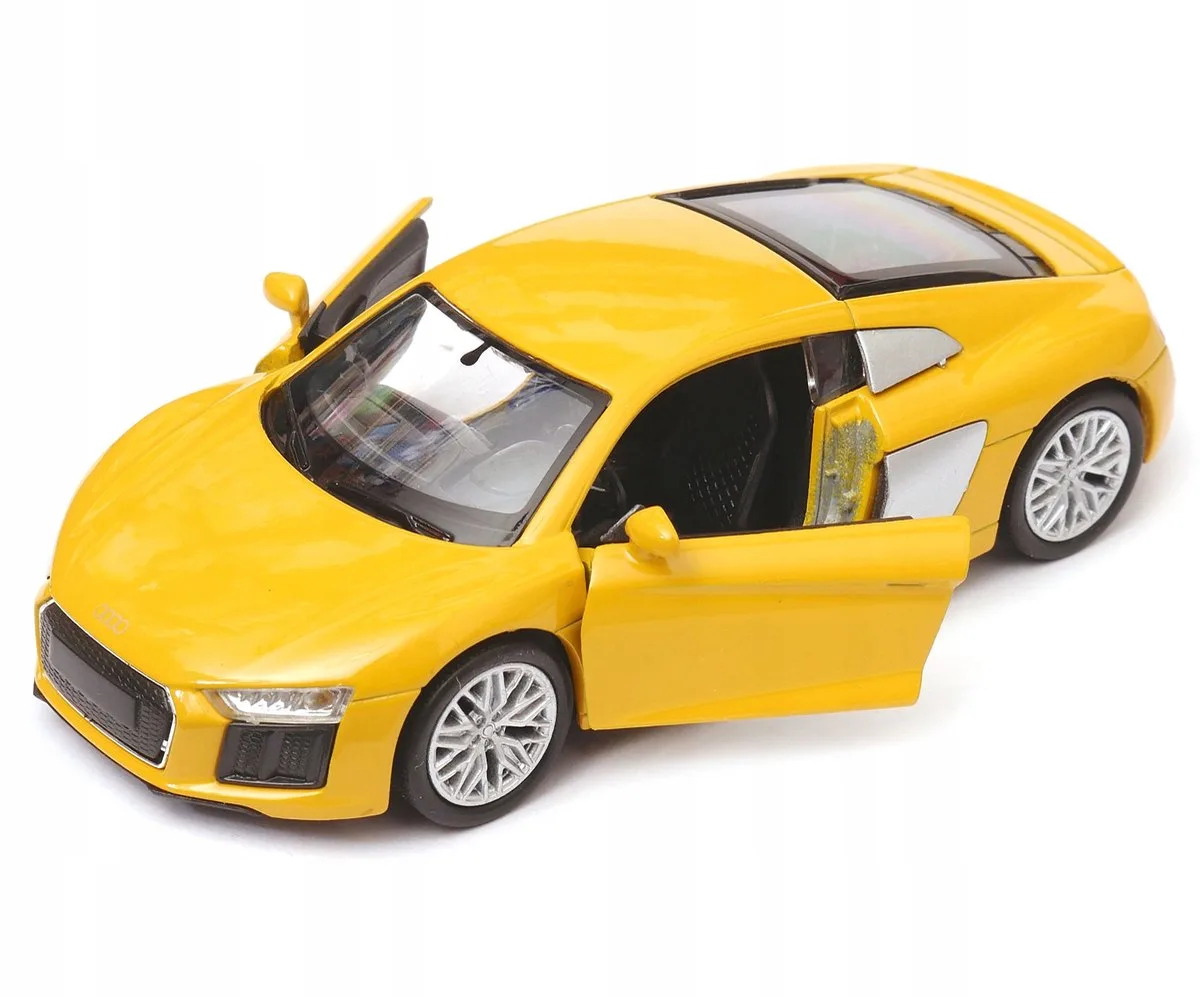 Audi R8 V10 1:34 Modelauto - Nieuw von Welly in Gelb – Produktfoto