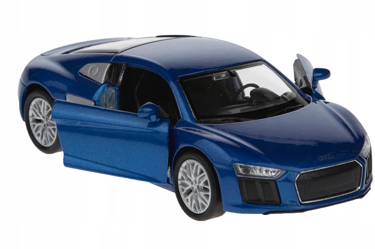 Audi R8 V10 Modelauto Welly 1:34-39 von Welly in Blau – Produktfoto