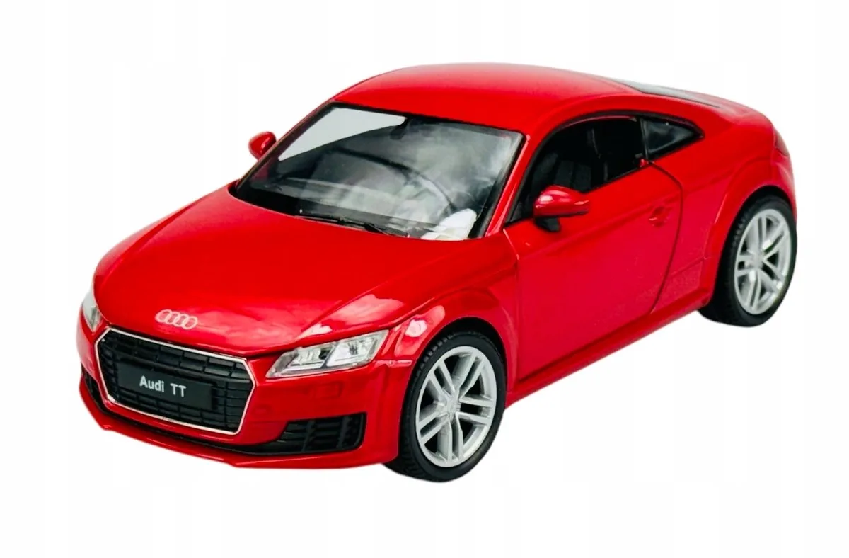 Audi TT Coupe 2014 Metaal Model 1:24 fra Welly i Rød – produktbillede