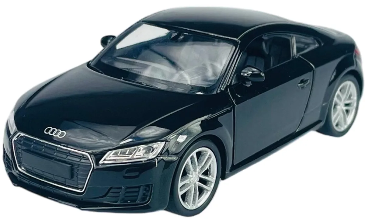 Audi TT Coupe Metaal Model 1:34 - Nieuw fra Welly i Sort – produktbillede