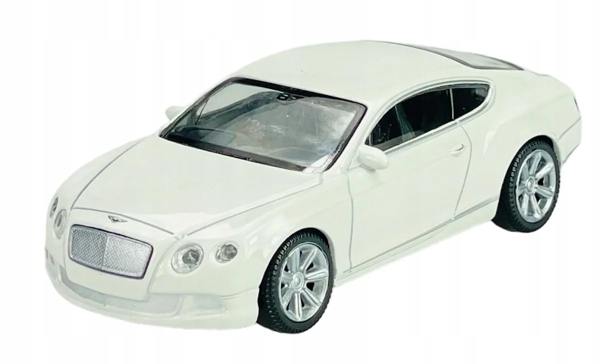 Bentley Continental GT modelauto Metaal 1:43 Nieuw fra Welly i Hvid – produktbillede