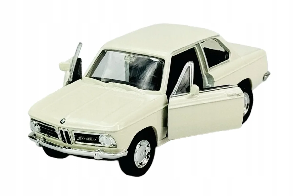 BMW 2002 ti Wit Metaal Model 1:34 - Nieuw från Welly – produktbild