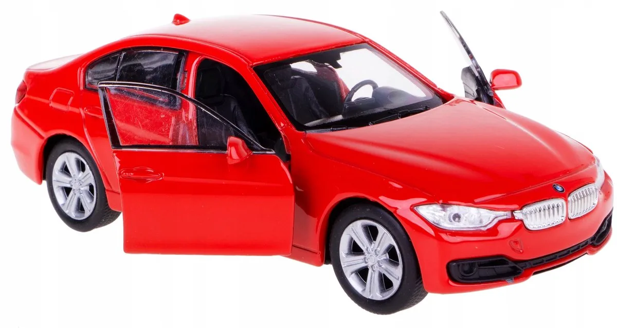 BMW 335i Modelauto Metaal 1:34/39 fra Welly i Rød – produktbillede