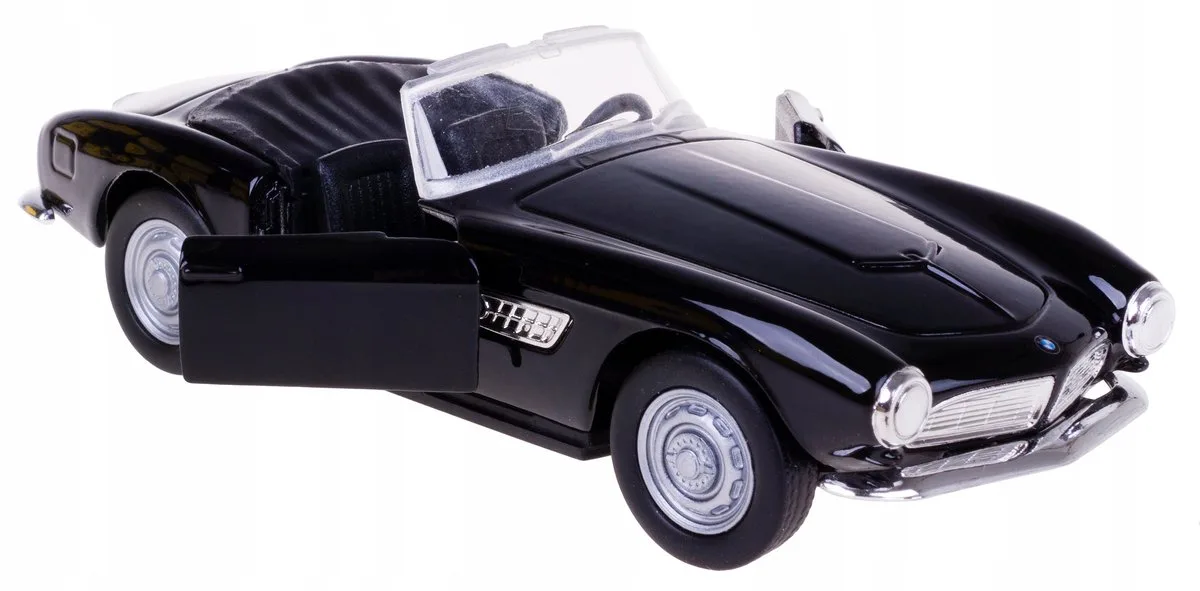 BMW 507 Cabrio Model Auto Metaal 1:34/39 de Welly en Noir – photo du produit