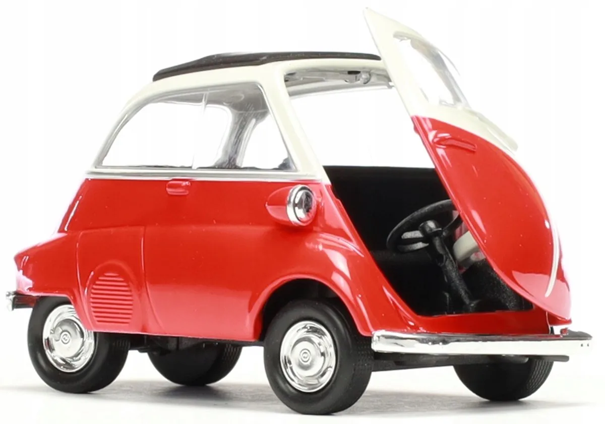 BMW Isetta 1955 Modelauto 1:34-1:39 by Welly in Red – product photo