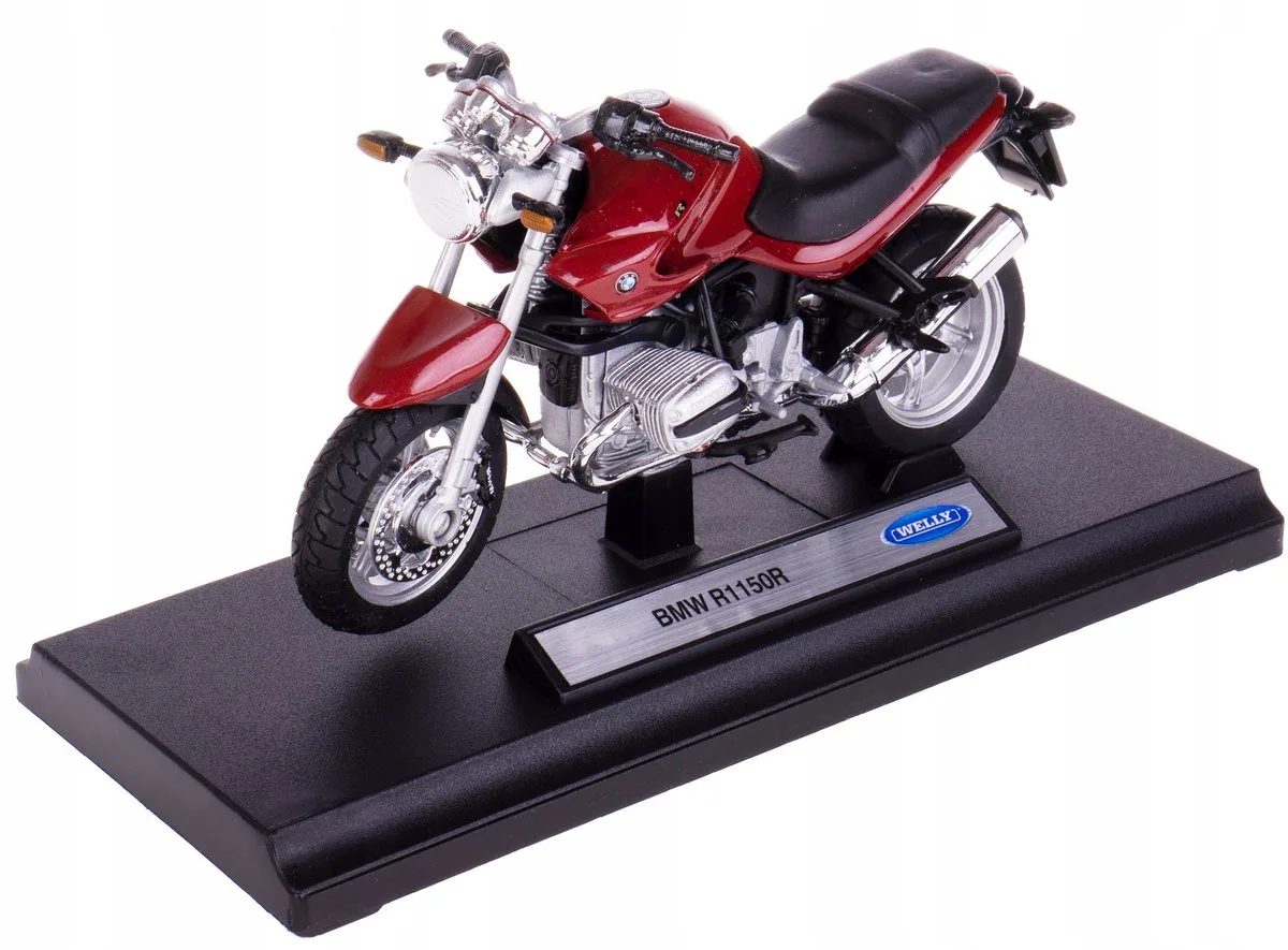 BMW R1150R motorfietsmodel 1:18 - metaal en kunststof van Welly – productfoto