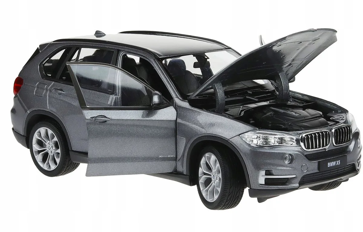 BMW X5 Modelauto 1:24 - Metaal de Welly en Grafietkleurig – photo du produit