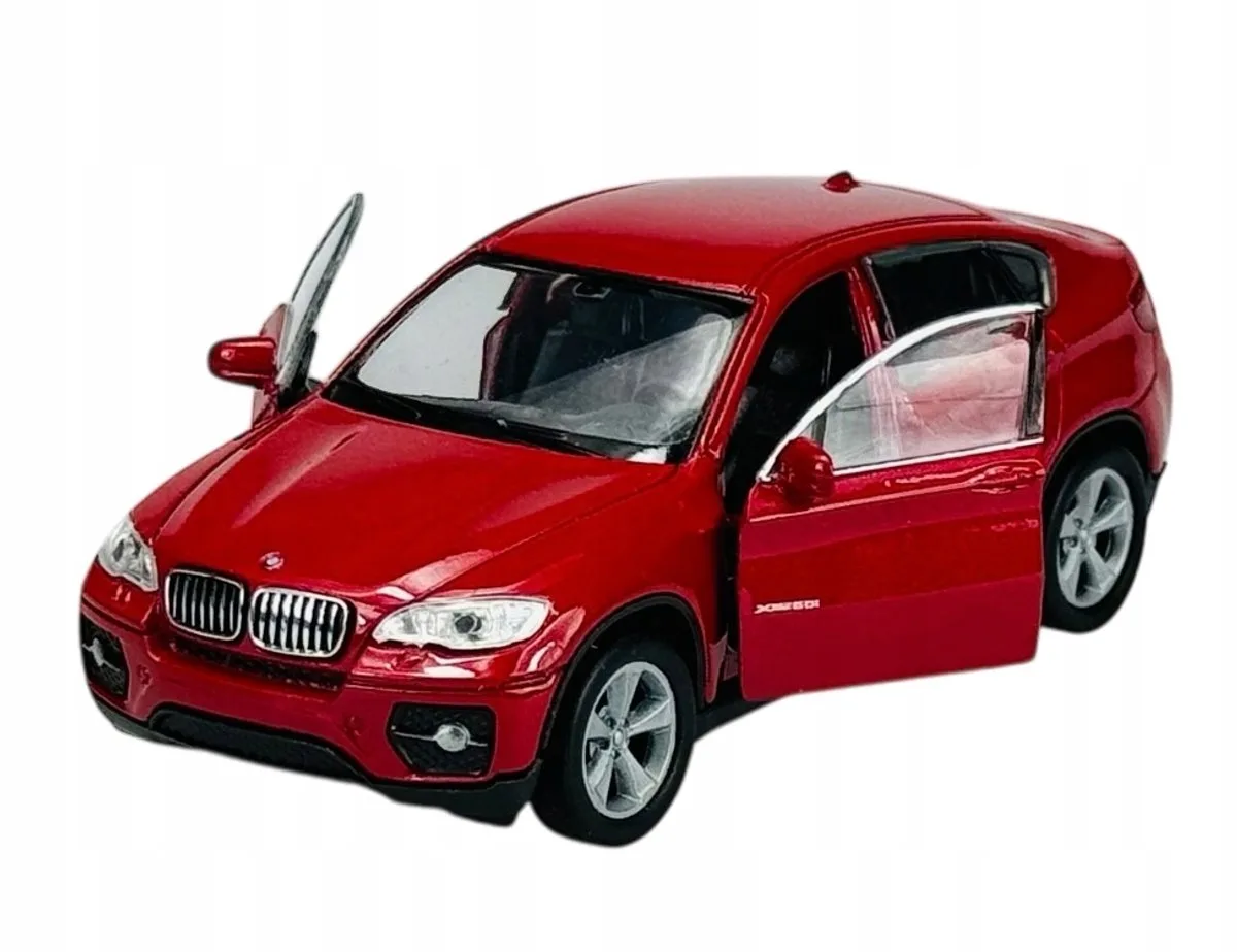 BMW X6 E71/E72 rood metaal model 1:34 - 1:39 Nieuw van Welly – productfoto