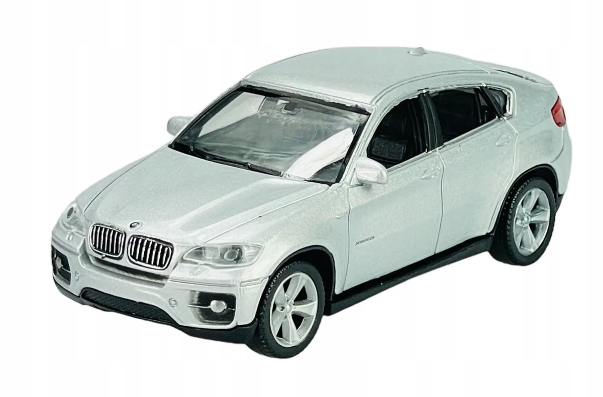 BMW X6 E71 Zilver Metaal 1:43 Model Auto de Welly – photo du produit