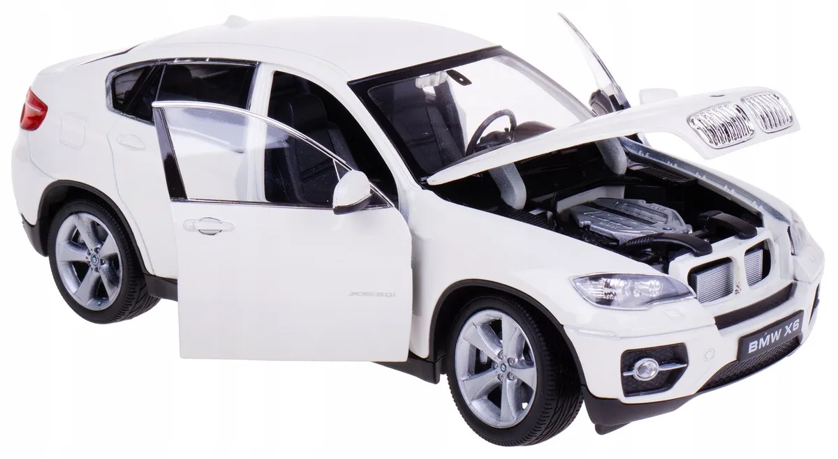 BMW X6 Metaal Model Auto 1:24 Wit de Welly – photo du produit