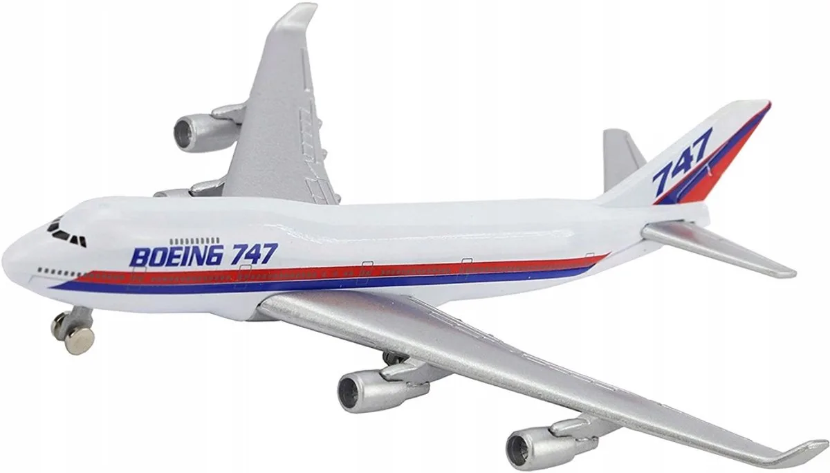 Boeing 747 metalen modelvliegtuig - 13,5 cm de Welly – photo du produit