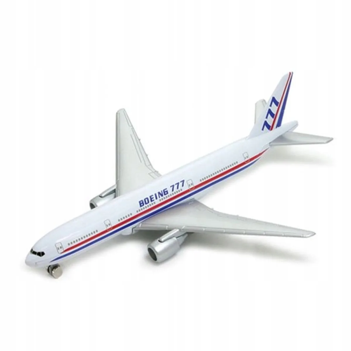 Boeing 777 Modelvliegtuig - Metaal, verzamelspeelgoed by Welly in White – product photo