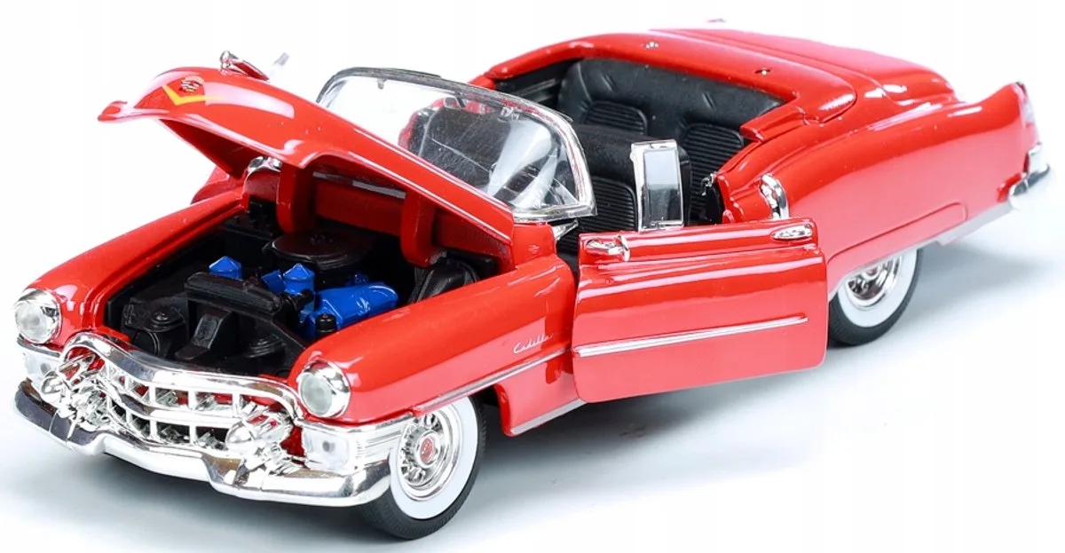 Cadillac Eldorado 1953 Metaal Modelauto Schaal 1:24 by Welly in Red – product photo