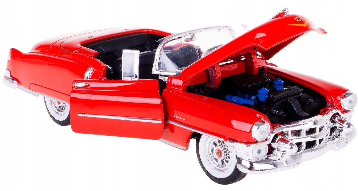 Cadillac Eldorado '53 Modelauto 1:24 Metaal de Welly en Rouge – photo du produit