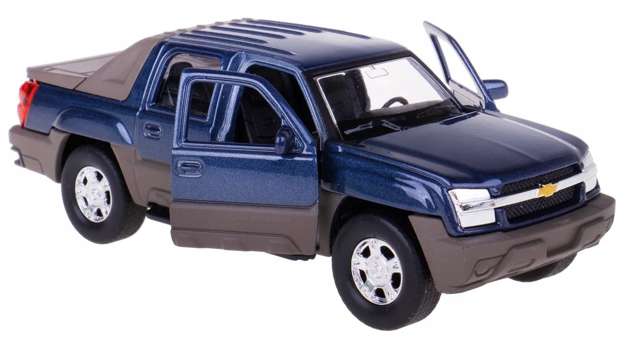 Chevrolet Avalanche Modelauto Metaal 1:34-39 van Welly in Blauw – productfoto