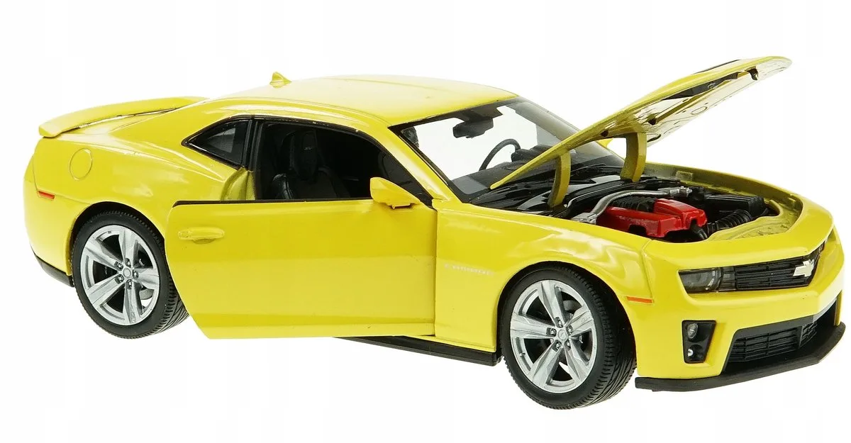 Chevrolet Camaro ZL1 Modelauto 1:24 von Welly in Gelb – Produktfoto