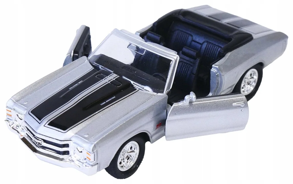 Chevrolet Chevelle SS 454 1971 Modelauto 1:34 de Welly en Argent – photo du produit