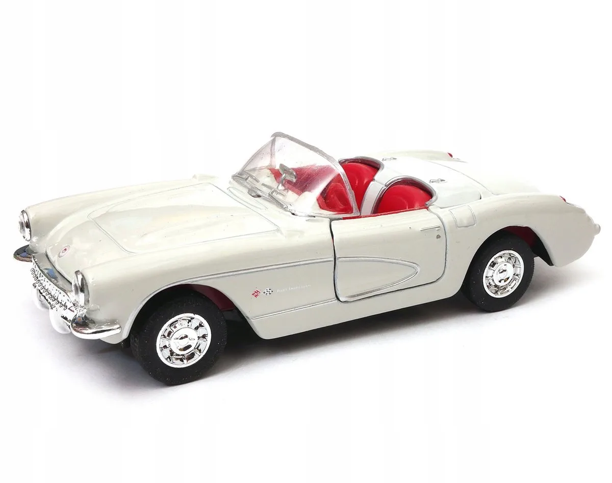 Chevrolet Corvette 1957 Model Auto 1:34-1:39 by Welly in White – product photo