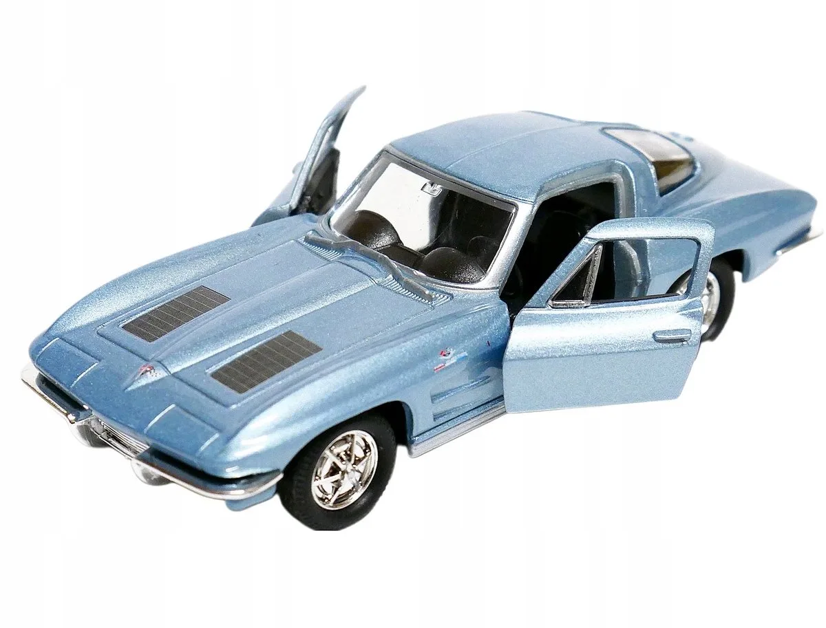 Chevrolet Corvette 1963 Modelauto Schaal 1:34-39 de Welly en Bleu – photo du produit