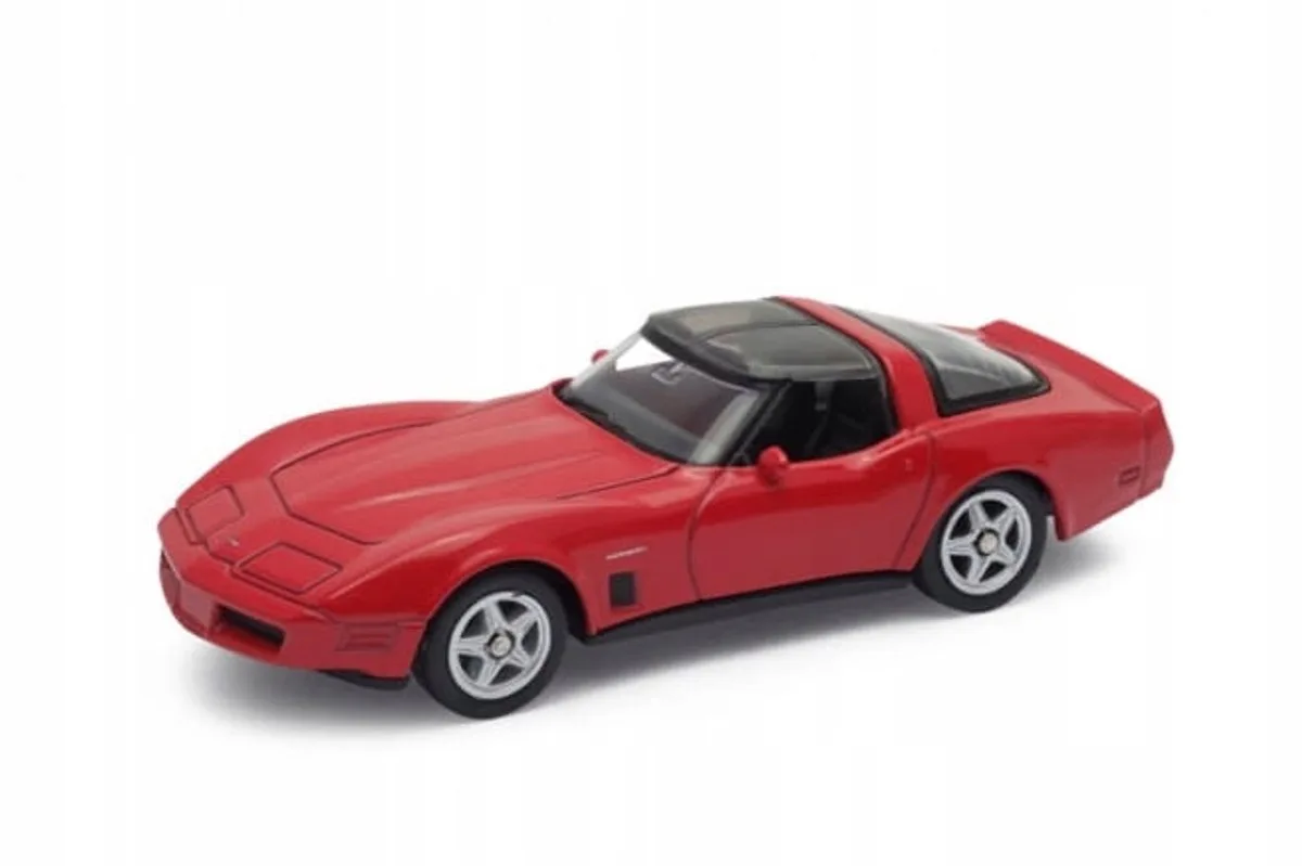 Chevrolet Corvette 1982 Modelauto - (1:60) de Welly en Rouge – photo du produit