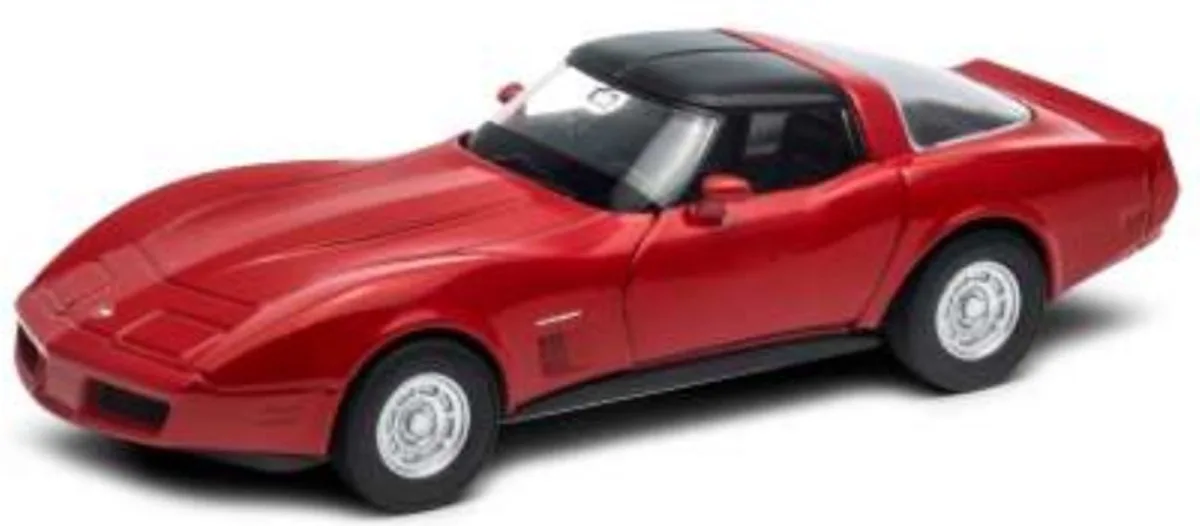 Chevrolet Corvette Coupe (10 cm) 1/34 Welly Nex {Modelauto - Schaalmodel - Modelauto - Miniatuurauto - Miniatuur autos} de Welly en Rouge – photo du produit