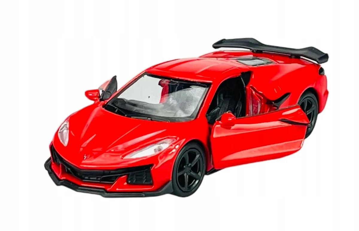 Chevrolet Corvette Z06 1:34 Metaalmodel Auto by Welly in Red – product photo