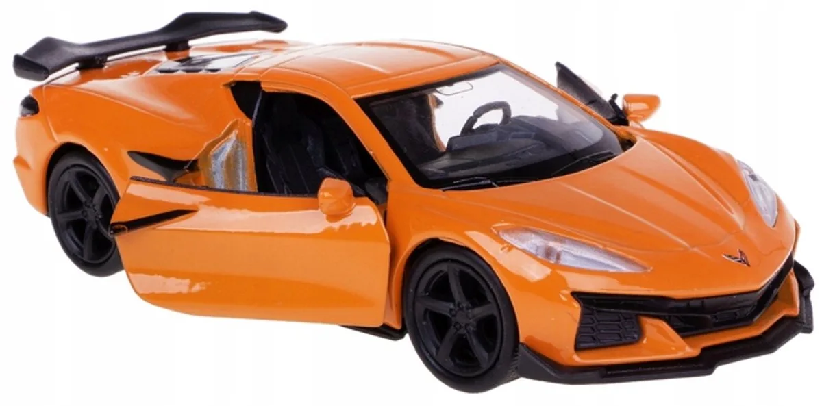 Chevrolet Corvette Z06 2023 Metaalmodel 1:34 Welly by Welly in Orange – product photo