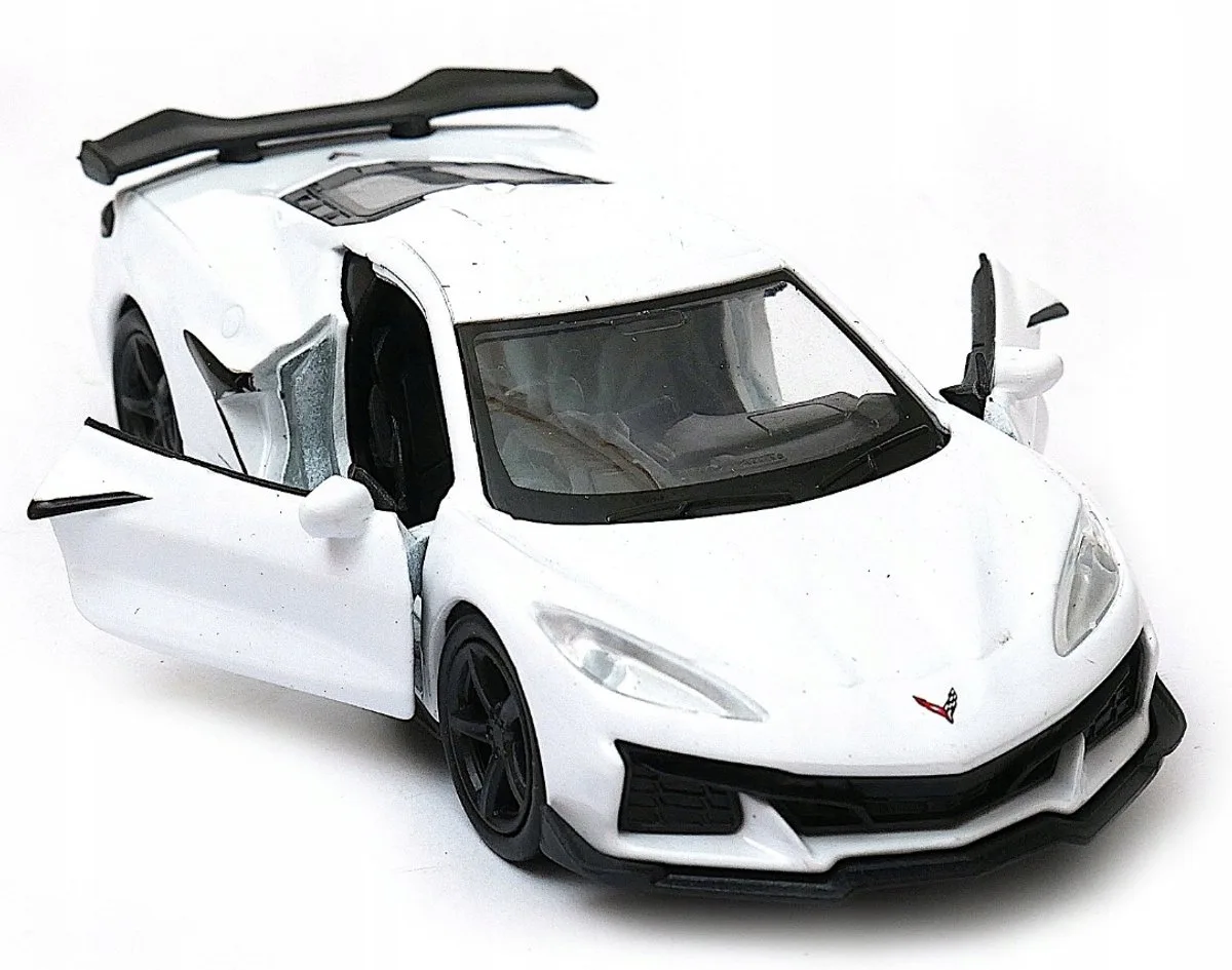 Chevrolet Corvette Z06 2023 Modelauto 1:34 de Welly en Blanc – photo du produit