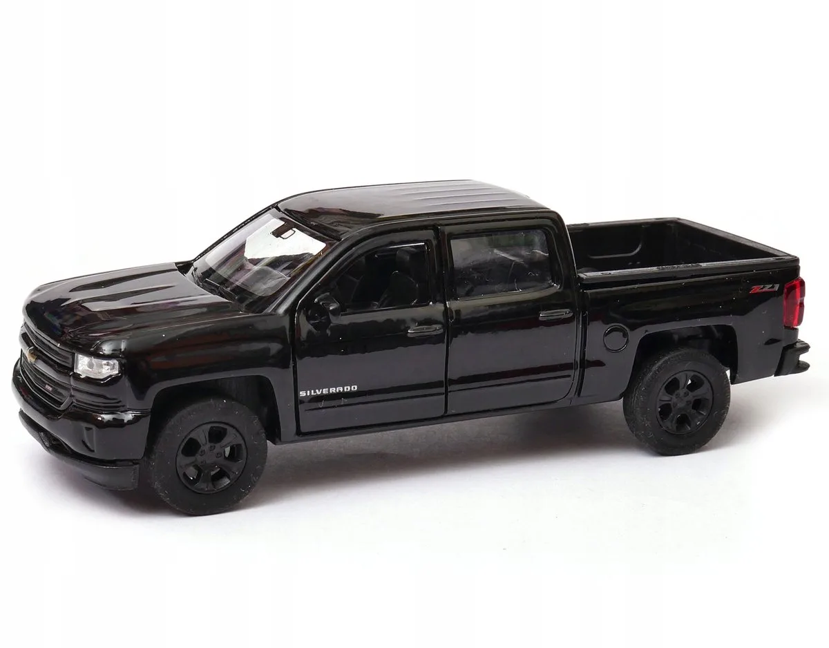 Chevrolet Silverado 1:34 Schaalmodel Auto de Welly en Noir – photo du produit