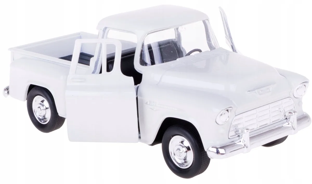 Chevrolet Stepside Pick-up Model Auto 1:34 Wit de Welly – photo du produit