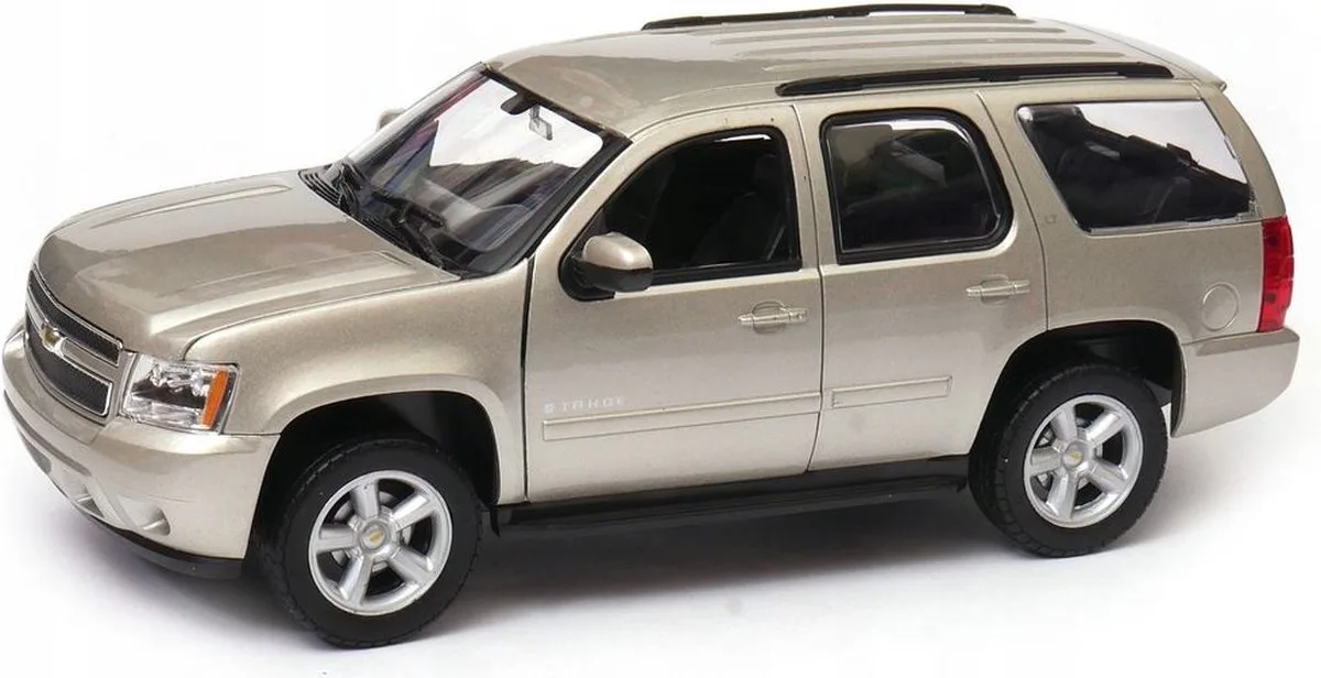 Chevrolet Tahoe 2008 - 1:24 van Welly in Zwart – productfoto
