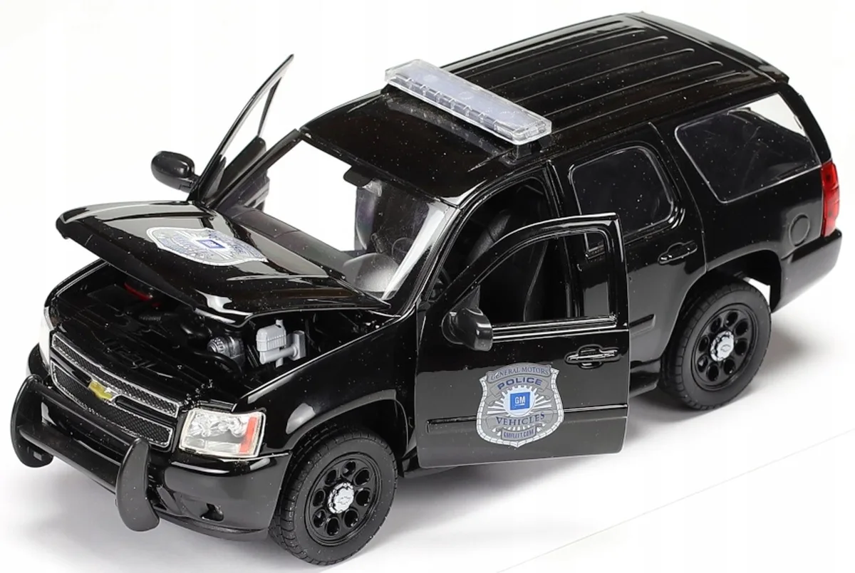 Chevrolet Tahoe 2008 Politie Modelauto 1:24 Metaal by Welly – product photo