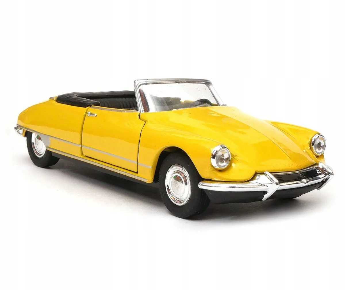 Citroën DS 19 Cabriolet 1:34 Modelauto de Welly en Jaune – photo du produit