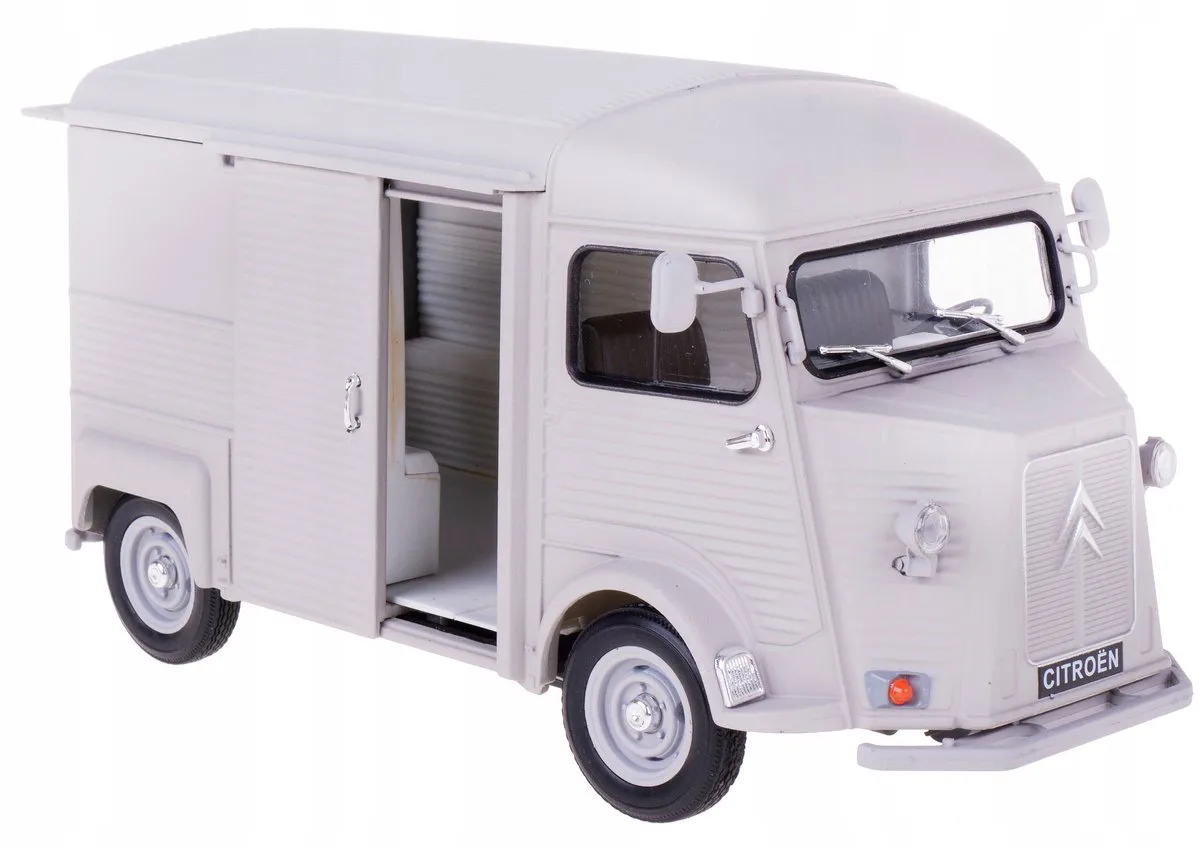 Citroën Type H Metaal Modelauto 1:24 fra Welly i Grå – produktbillede