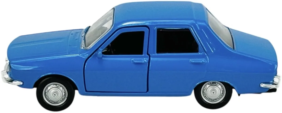 Dacia 1300 Model Auto 1:34 Metaal fra Welly i Blå – produktbillede