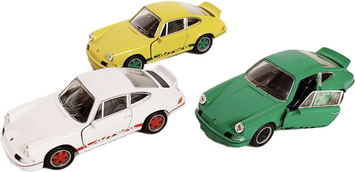 Die Cast 1973 Porsche 911 Carrera RS 1:36 (1st, Willekeurige Kleur) by Welly in Yellow – product photo