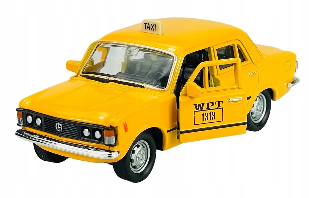 Fiat 125p Taxi 1:34 Metaal - Nieuw model från Welly – produktbild