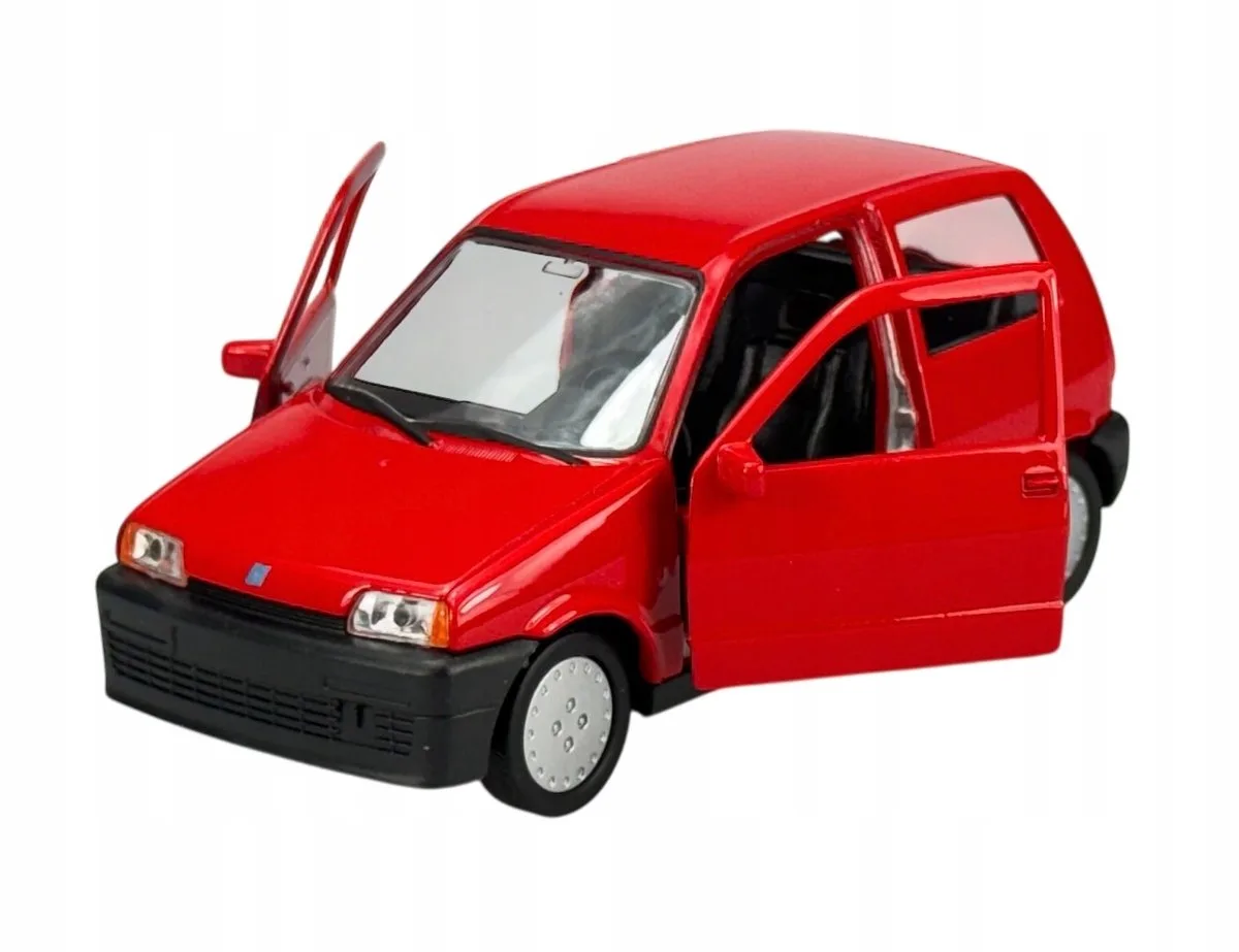 Fiat Cinquecento Rood Metaal Model 1:34 - 1:39 - Nieuw från Welly – produktbild