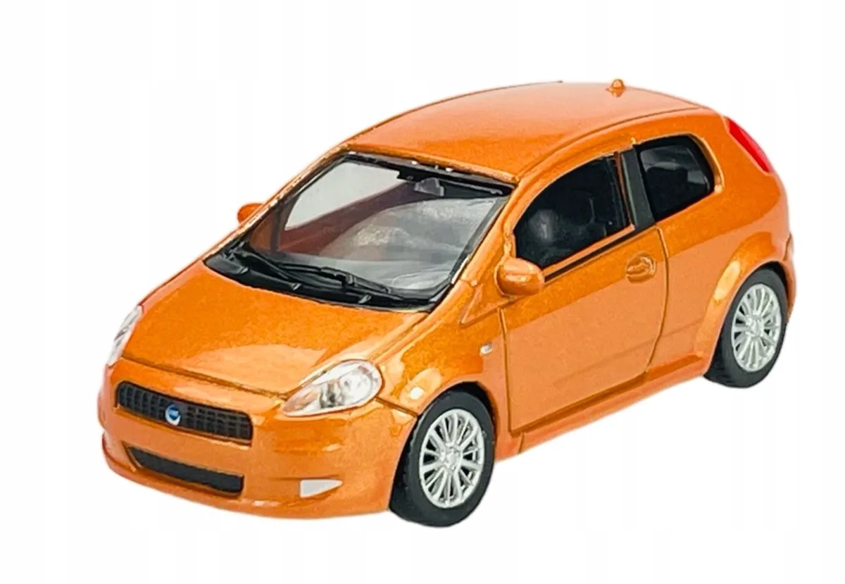 Fiat Grande Punto metalen modelauto 1:43 nieuw von Welly in Orange – Produktfoto