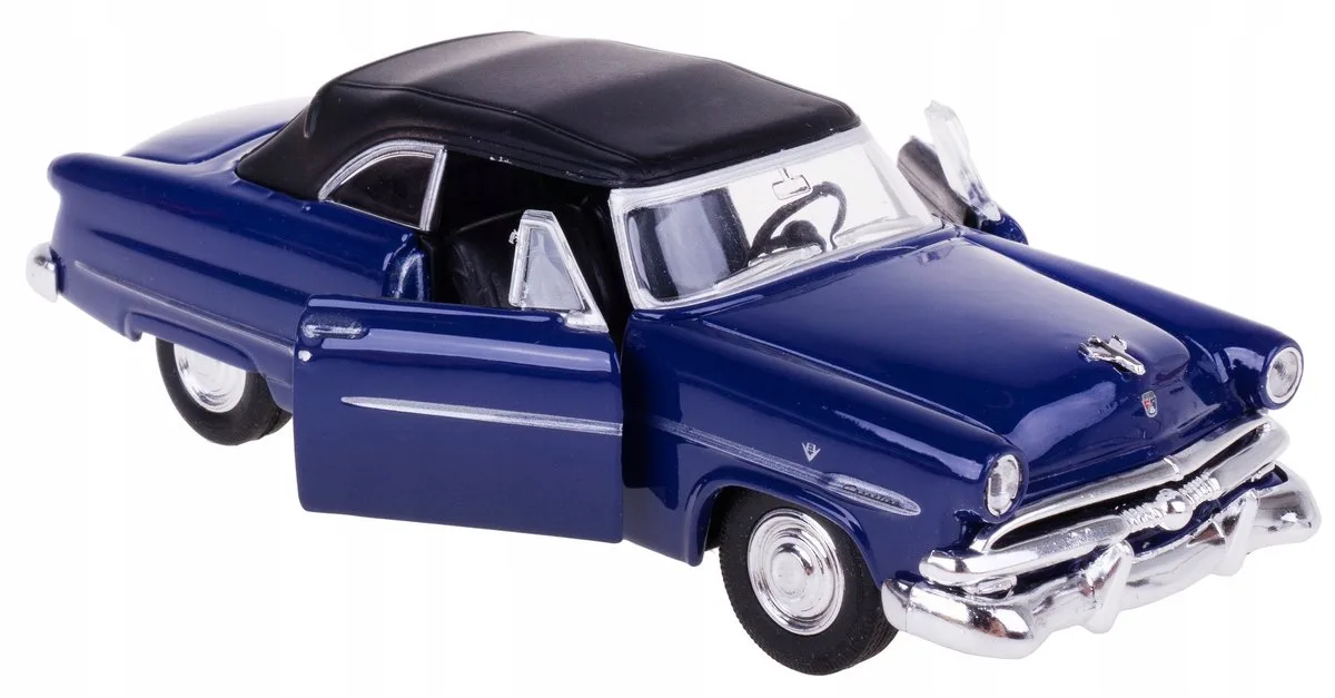 Ford Crestline Sunliner 1:34/39 Metaal fra Welly i Blå – produktbillede