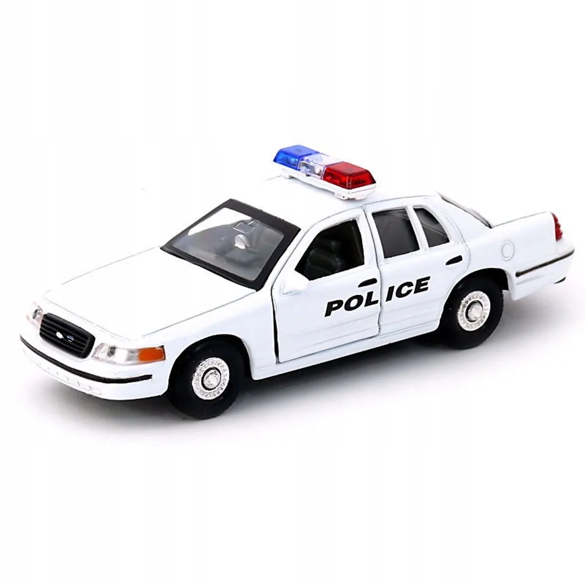 Ford Crown Victoria Police Modelauto 1:34 Metaal von Welly in Blau – Produktfoto