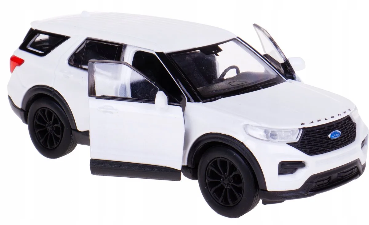 Ford Explorer 2023 Modelauto Metaal 1:34-39 by Welly in White – product photo