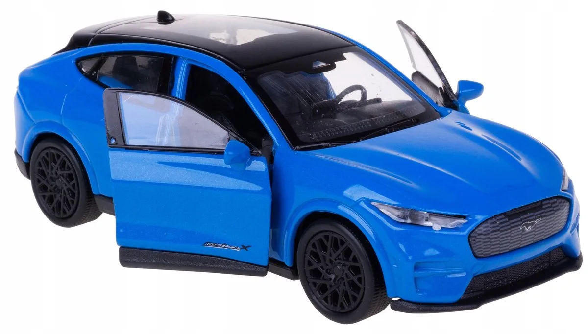 Ford Mustang Mach-E GT 2023 Model Auto Welly 1:34-39 från Welly i Blå – produktbild
