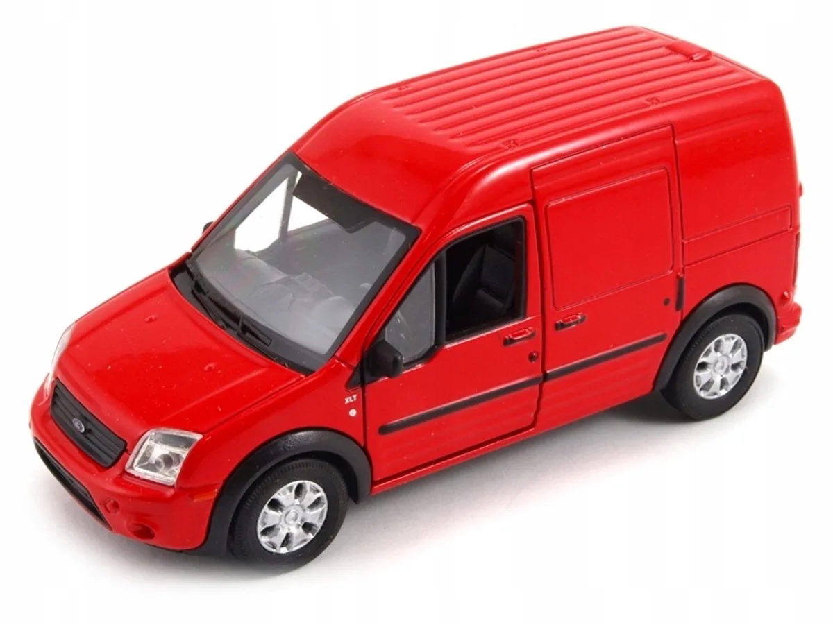 Ford Transit Connect 1:32 Rode Metalen Model Auto fra Welly i Rød – produktbillede