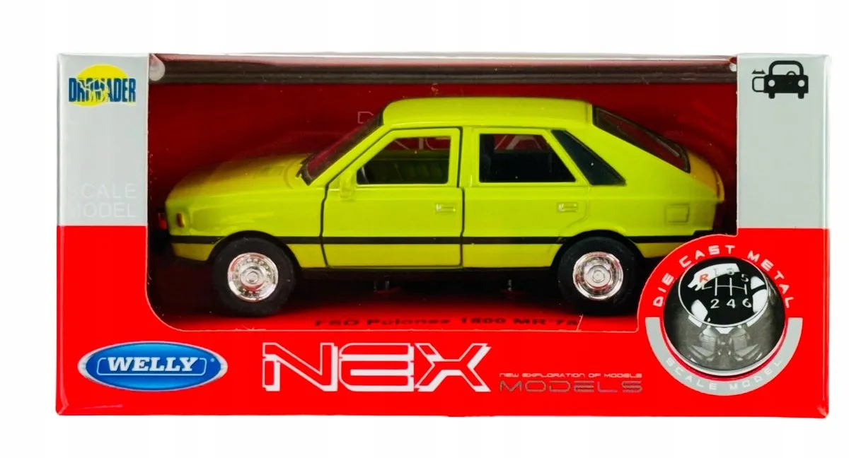 FSO Polonez 1500 MR'78 Borewicz 1:34 Metaalmodel fra Welly – produktbillede