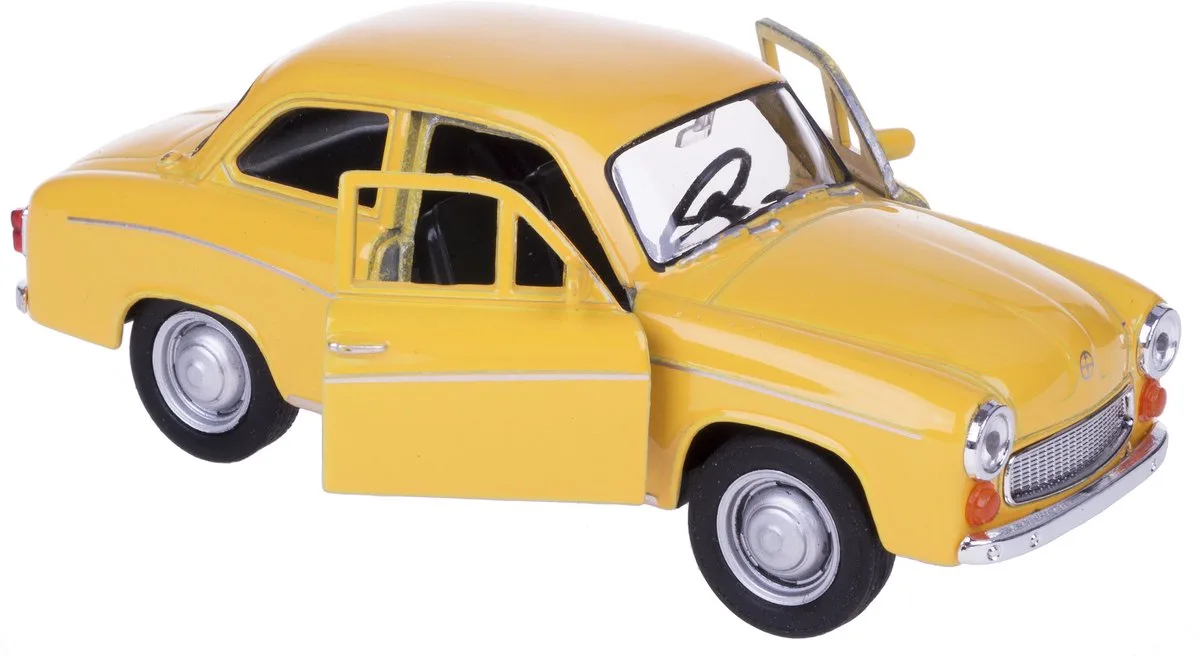 FSO Syrena 105 Model Auto 1:34 - Żółty Metaal från Welly i Gul – produktbild