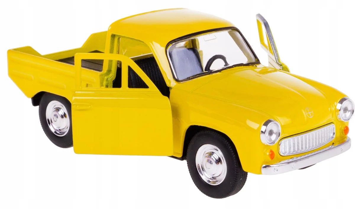 FSO Syrena R20 Model Auto 1:34-39 Metaal de Welly en Jaune – photo du produit