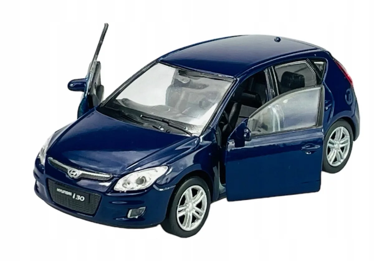 Hyundai i30 Metaal Modelauto 1:34 Nieuw von Welly in Blau – Produktfoto