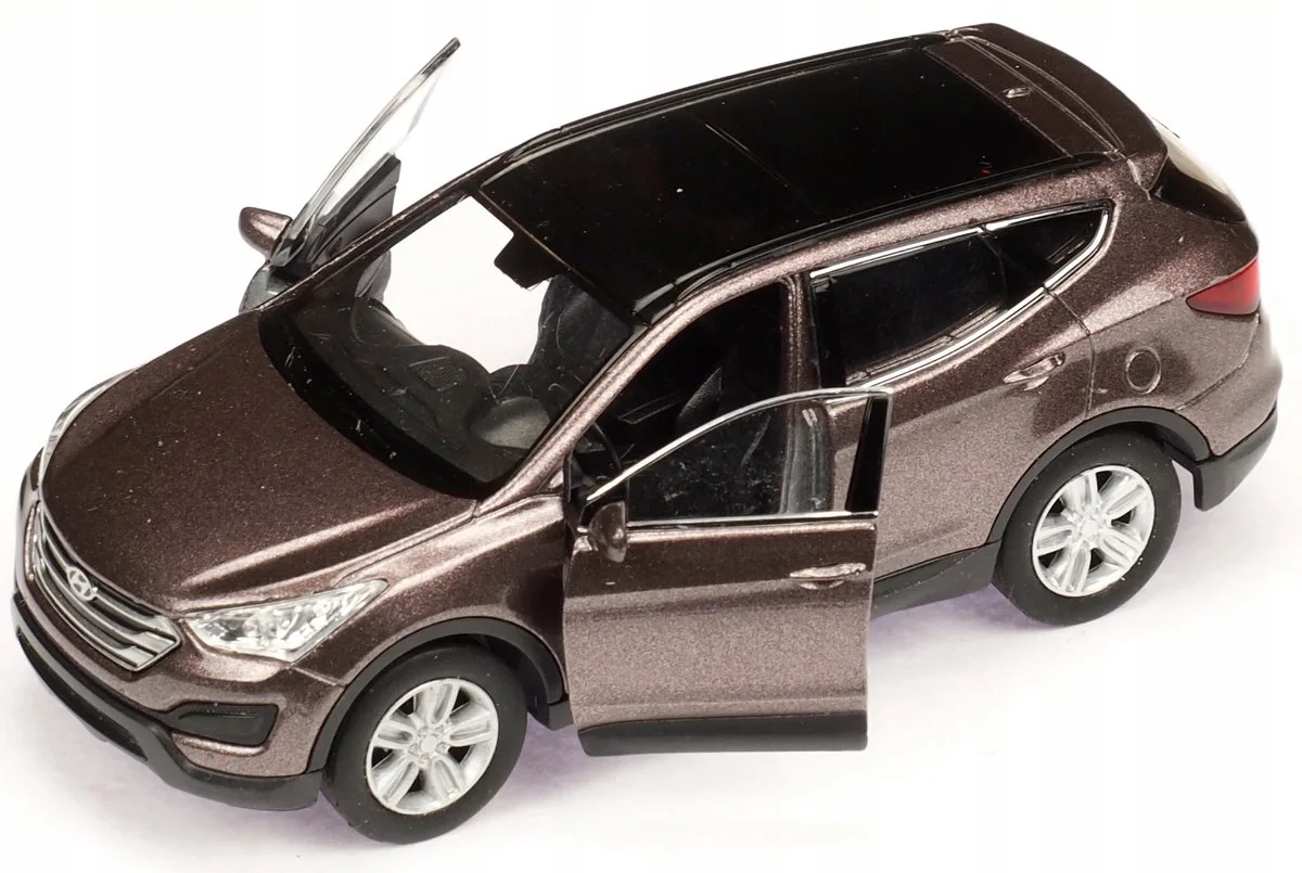 Hyundai Sent Fe modelauto schaal 1:34-1:39, het metaal, de pekel von Welly in Braun – Produktfoto
