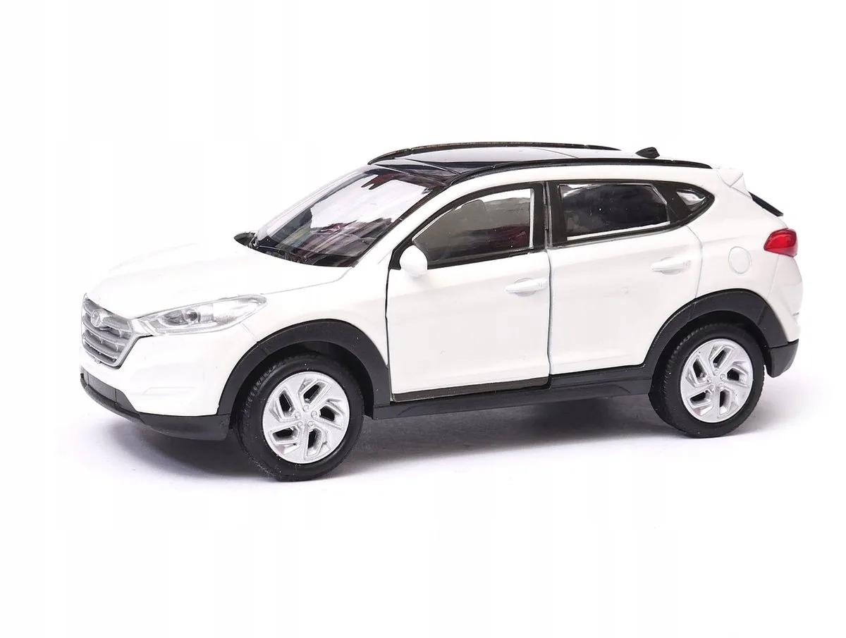 Hyundai Tucson 3 Modelauto Schaal 1:34 - Nex Serie von Welly in Weiß – Produktfoto